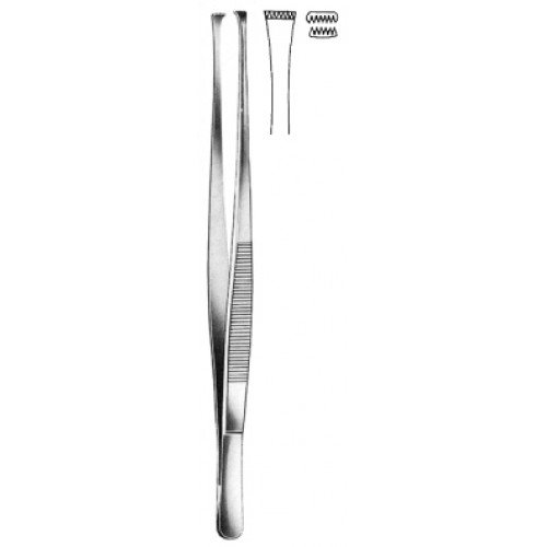 Nelson Lung Grasping Forceps 6×7 Teeth, 23cm