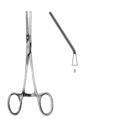 Neonatal and Pediatric Clamp, Straight, Delicated, Fig.3, 14.5cm