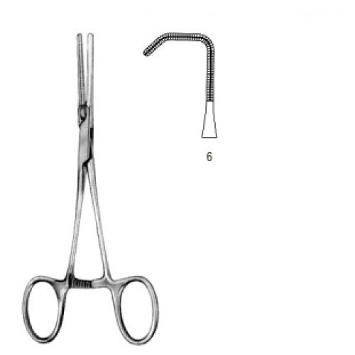 Neonatal and Pediatric Clamp, Straight, Delicated, Fig.6, 13.5cm