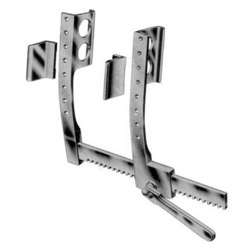 Nissen Rib Spreader 45×75, 40x53mm 23cm, with 2 pairs of blades