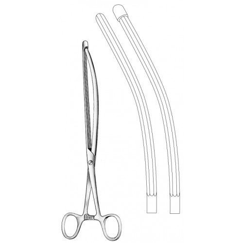 Nussbaum Intestinal clamp Curved 25cm