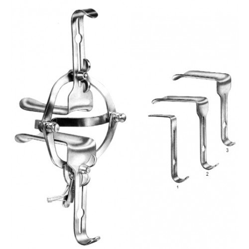 O’Sullivan O’Connor Vaginal Retractor (with three Blades)