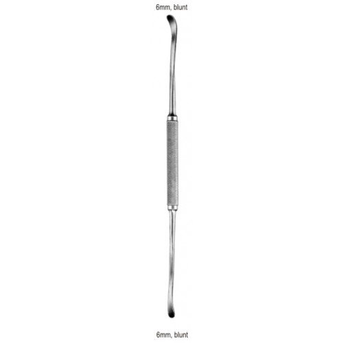 Obwegeser Freer Periosteal Elevator, blunt, 6mm, 22cm