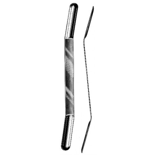 Olivecrona brain spatula concave 7x9mm, 18cm