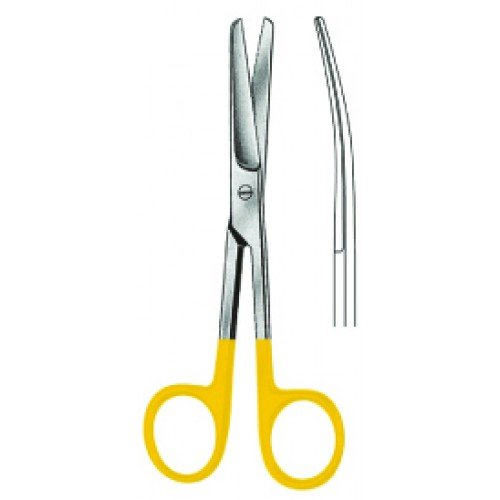 Operating Scissors, Blunt/Blunt, Curved, Tungsten Carbide, 20cm