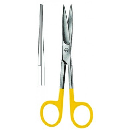 Operating Scissors, Sharp/Sharp, Straight, Tungsten Carbide, 16.5cm