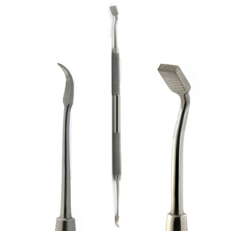 Orthodontic Light Band Seating and Removing Scaler, Double Ended