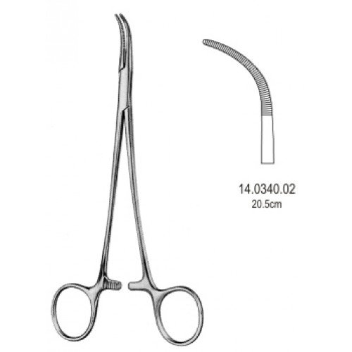 Overholt Diss. and Ligature Forceps 20.5cm Fig.2