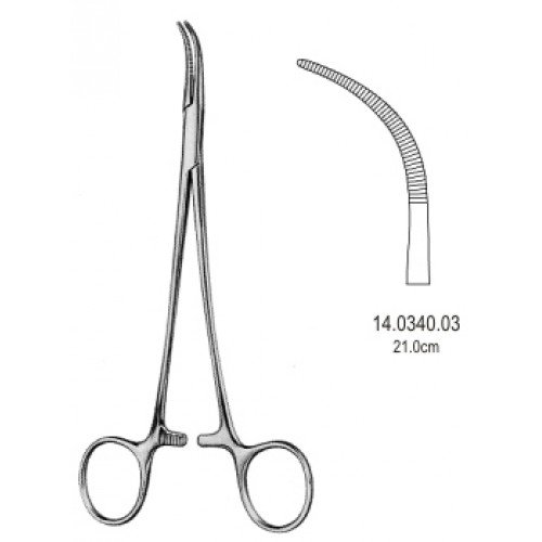 Overholt Diss. and Ligature Forceps 21cm Fig.3