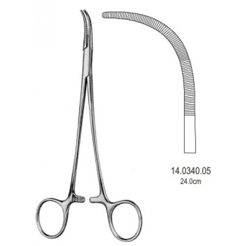 Overholt Diss. and Ligature Forceps 24cm Fig.5