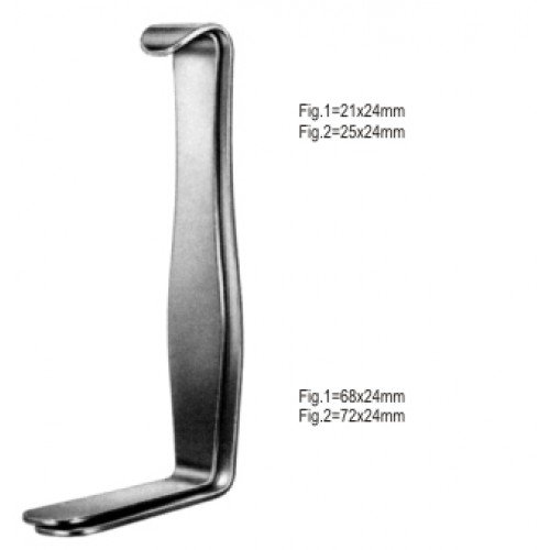 Parker Mott Retractor Double ended 16cm Fig.2