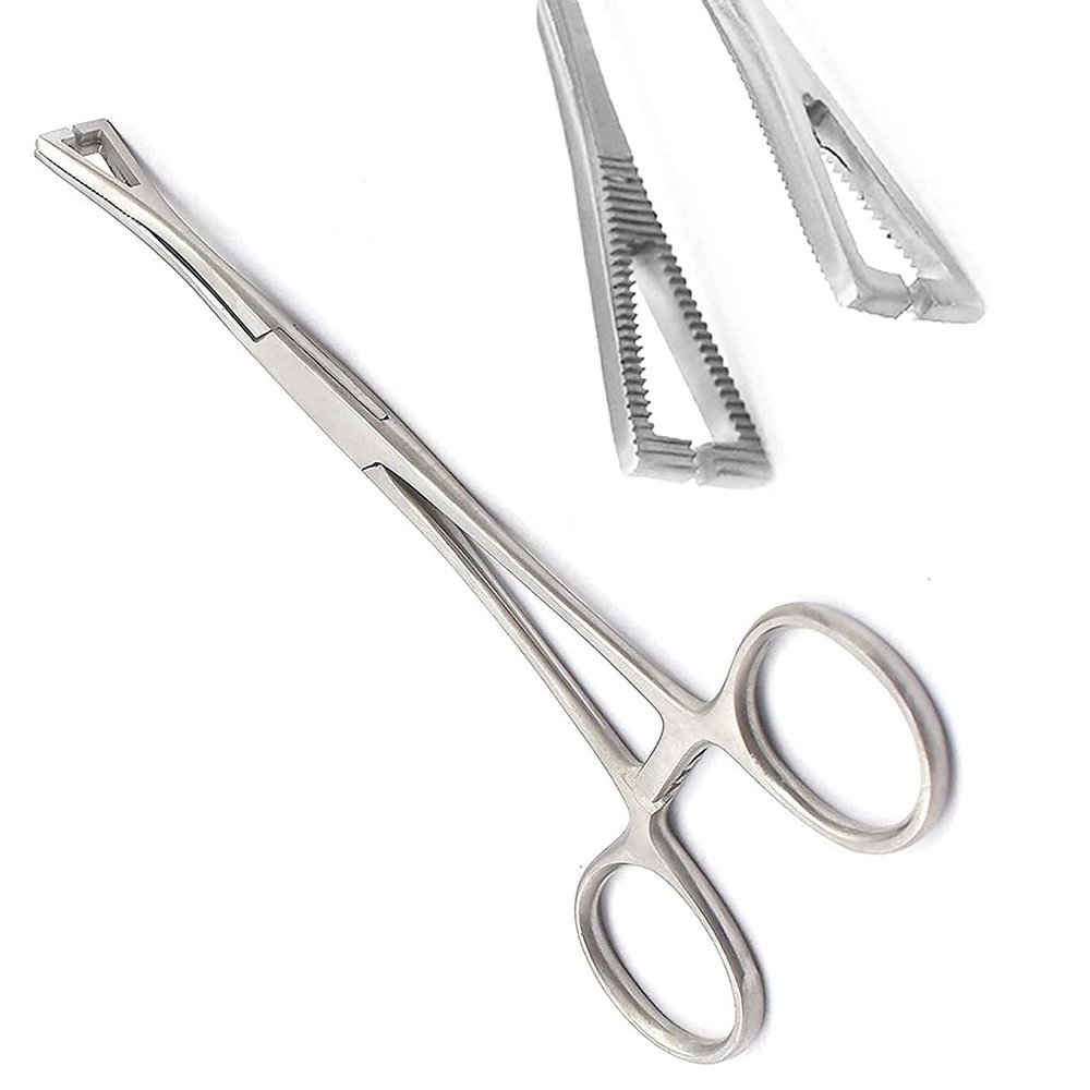 Pennington Tissue Grasping Forceps, Serrated, Triangular Shaped Jaws, Straight, 20cm