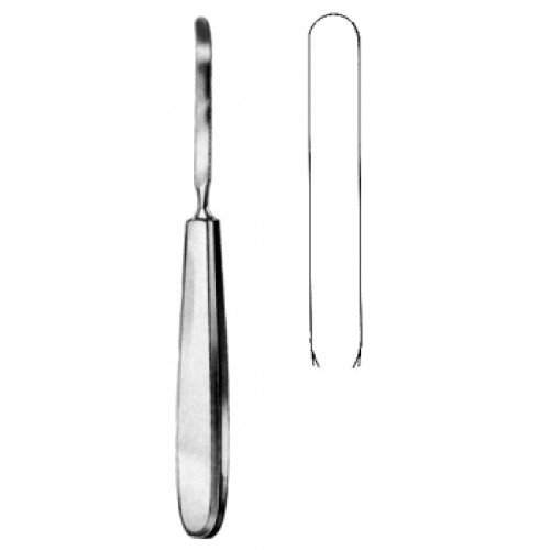Periosteal Raspatory Serrated back 8mm, 17cm