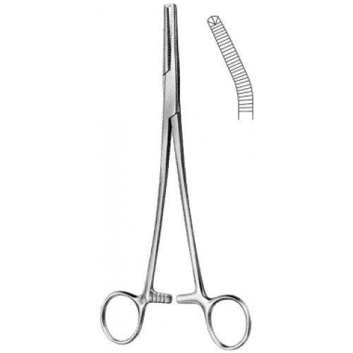 Phaneuf Peritoneum Forceps angular 21.5cm