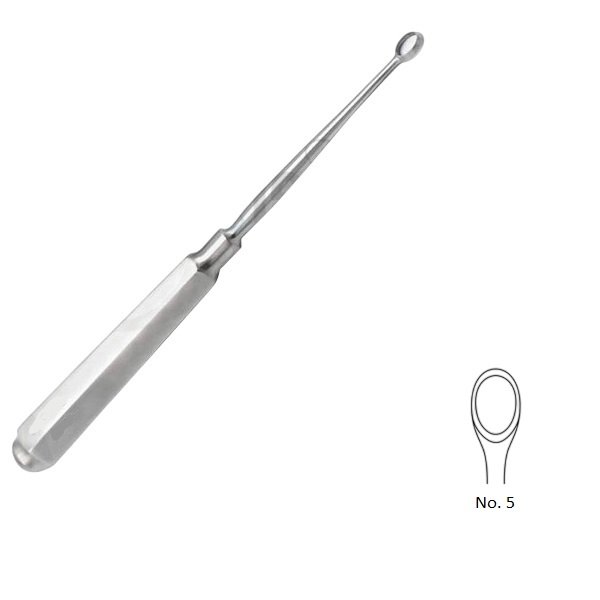 Piffard Lupus Curette, Size. 5, Ovel 10mm
