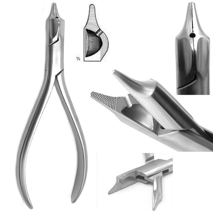 Pin Roughening Cutting and Bending Pliers, 16cm