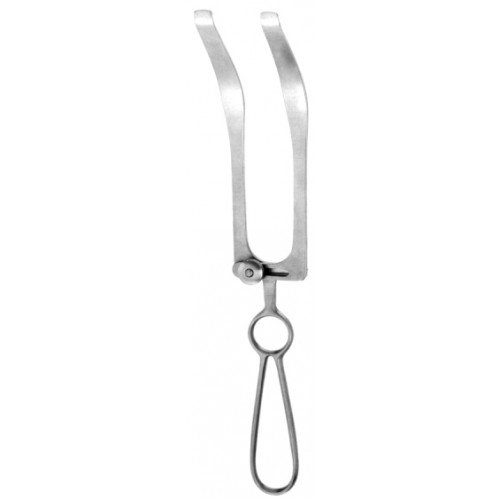 Plate and Chin Retractor Double Palatal adjustable, 28cm
