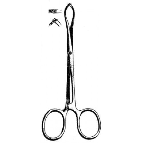Porrier Tissue Forceps, 2×3 Teeth, 12.5cm