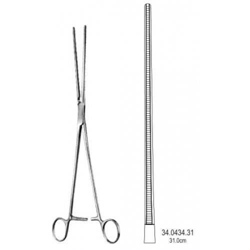 Potts Atraumatic Blood Vessel Forceps, Straight, 31.5cm