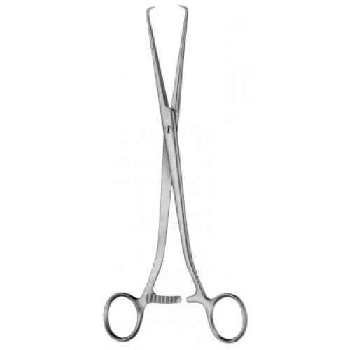 Pozzi Tenaculum Forceps, S/J (Serrated jaws), 25cm