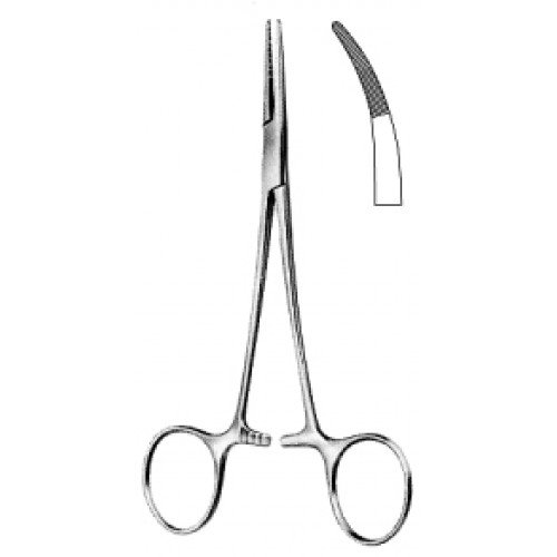Providence Hosp. Hemostatic Forceps, Curved, 14cm