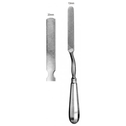 Putti Bone File with hollow handle 24.5cm