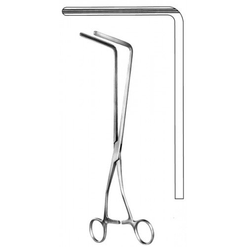 Resano Atraumatic Sigmoid Anastomosis Forceps, 30cm