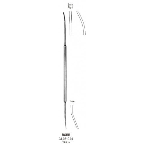 Robb Intima Spatula and Dilator 2×1.0mm, 24cm
