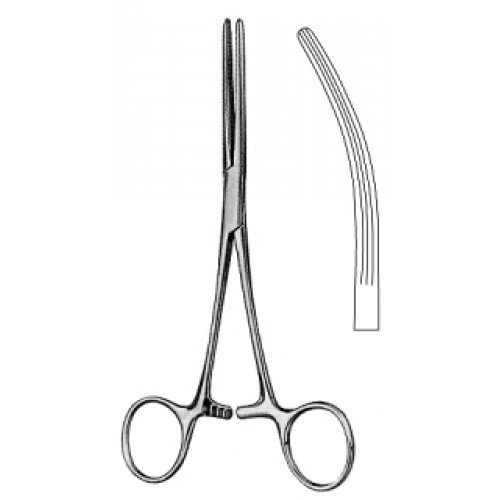 Rochester Carmalt Hemostatic Forceps, Curved, 20cm