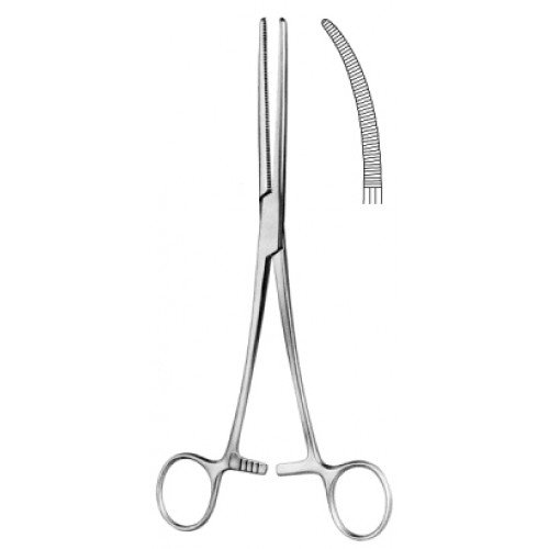 Rochester Pean Hemostatic Forceps, Curved, 22cm