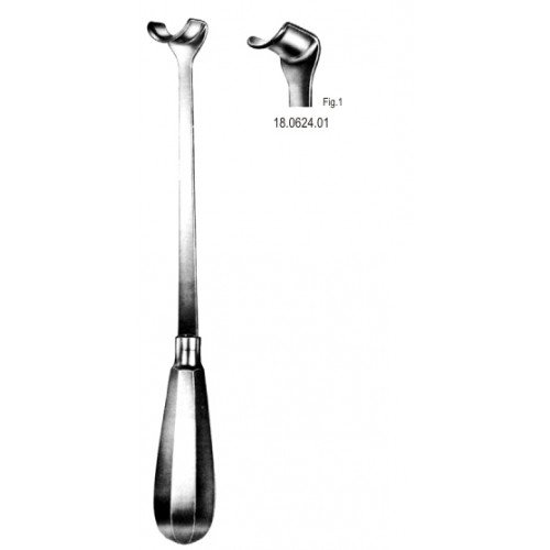 Ross Aortic Wall Retractor 16x15mm, 27cm