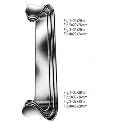 Roux Retractor double ended 14cm Fig.1