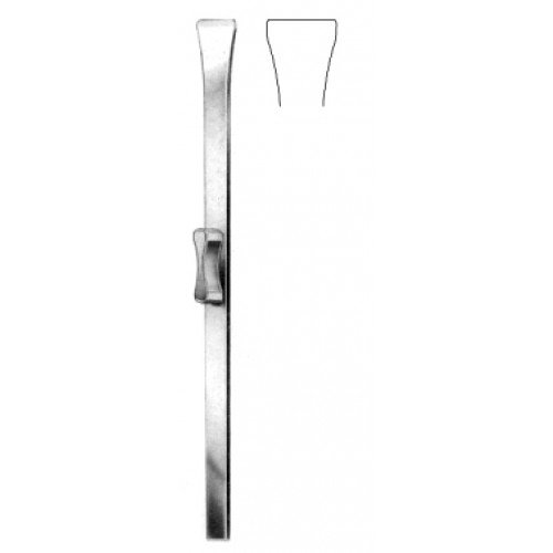 Rubin Osteotome with Stabilizer, 12mm, 18cm