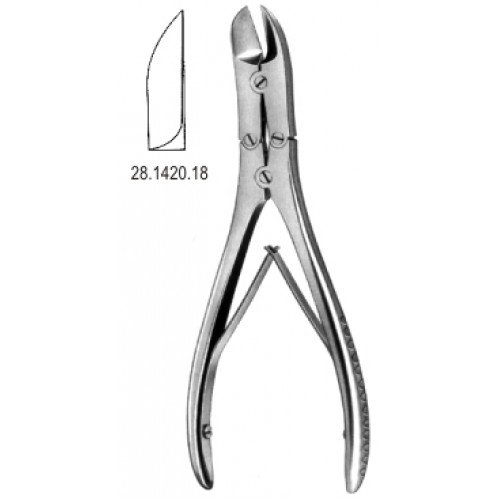Ruskin-Liston Bone Cutting Forceps, Straight, 18.5cm