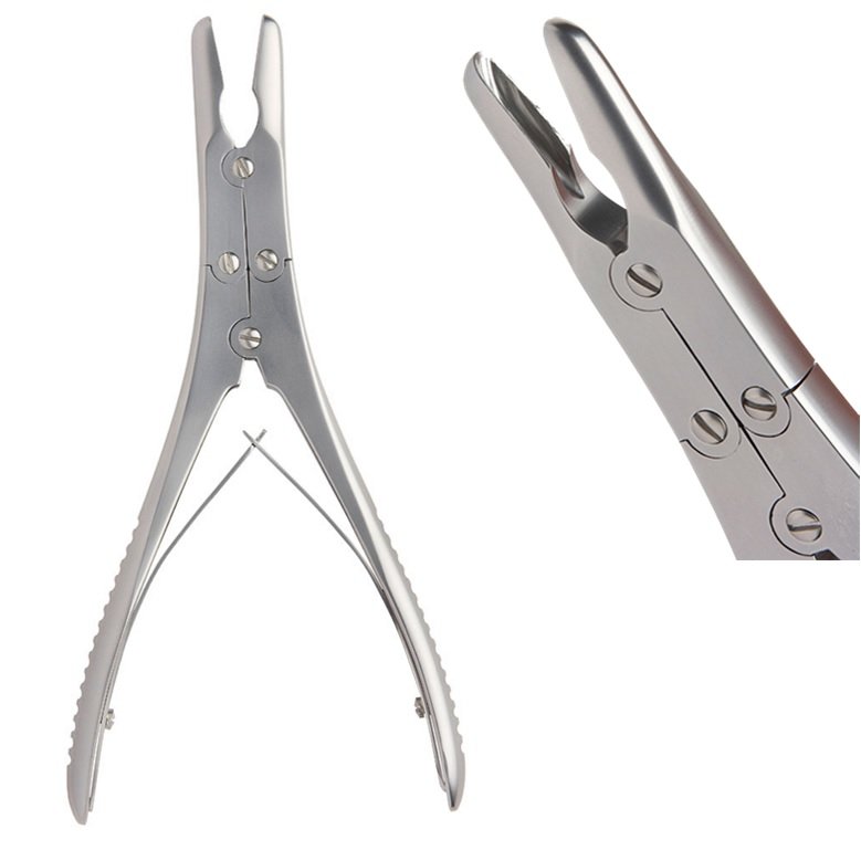Ruskin Mini Bone Rongeur, Double Action, Straight, 2mm, 15cm
