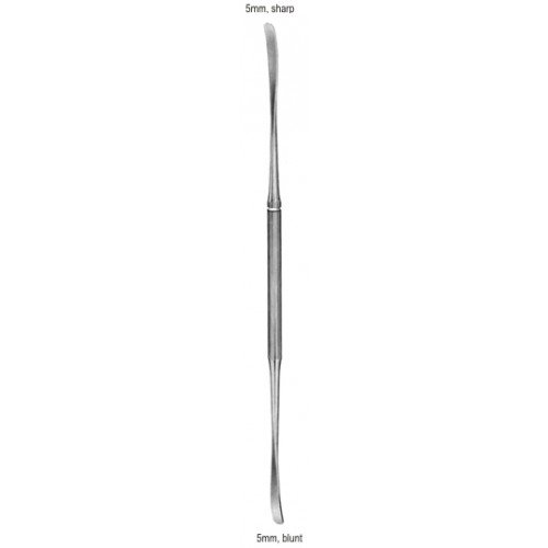 Salzburg Perio. Elevator, Sharp/Blunt, 5x5mm, 24.5cm