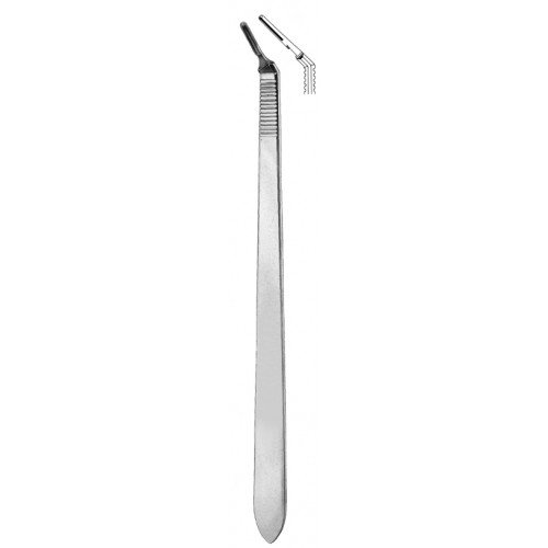 Scalpel Handle angled, No. 3XLA, 35cm