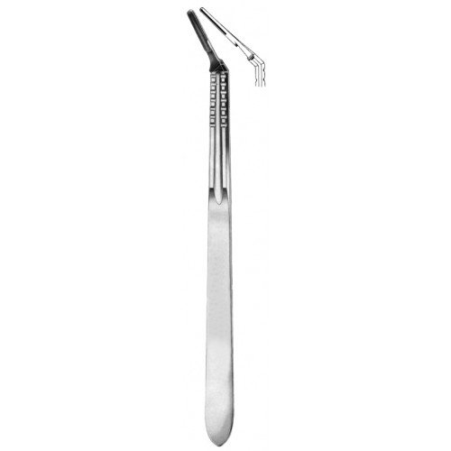 Scalpel Handle long angled No. 4-L