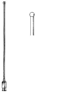 Schmid Vessal Irrigation Cannula Malleable, 4mm, 15cm