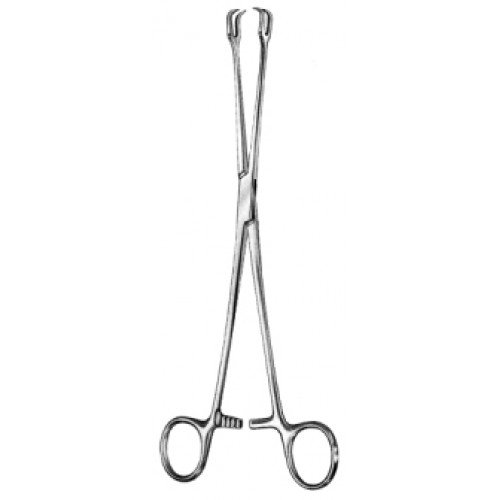 Schroeder Vulsellum Forceps, Straight, 2×2 Teeth, 23cm