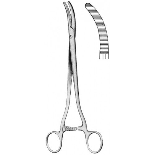 Segond Landau Hysterectomy Forceps Curved 24cm