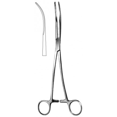 Semb Bronchus Clamp, Curved, 24cm