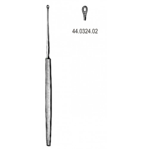Shapleigh Ear Curette Straight 2mm, 13cm