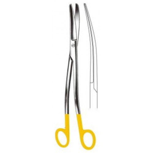 Siebold Gynecological Scissors S/Curved 24cm Tungsten Carbide