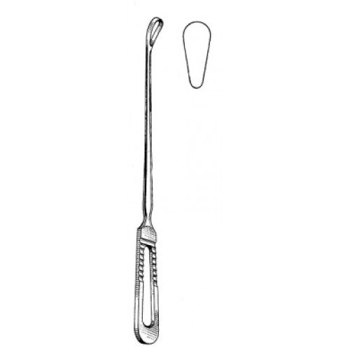 Sims Curette loope handle blunt 25cm Fig.2