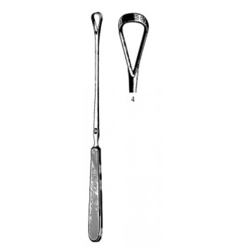 Sims Curette malleable blunt 25cm Fig.4