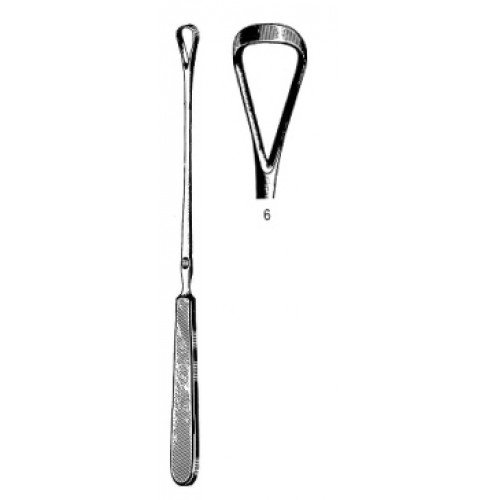 Sims Curette malleable blunt 25cm Fig.6