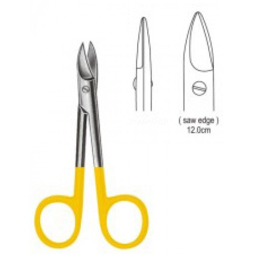Special Scissors Straight saw edge 12cm Tungsten Carbide
