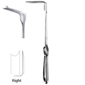 Steinhäuser Zygomatic Soft Tissue Retractor, Right, Blade Size 20x50mm, Total Length 23.5cm