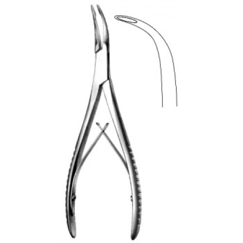 Stellbrink Bone Rongeur, Full Curved, 2mm, 17cm